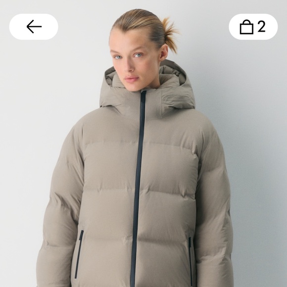 Aritzia Jackets & Blazers - Super Puff Mid Length Rainstop Coat